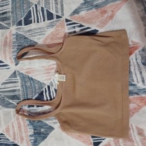 M/L brown tan tank top